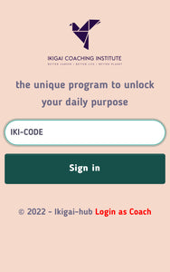 Licensed Ikigai® Coach